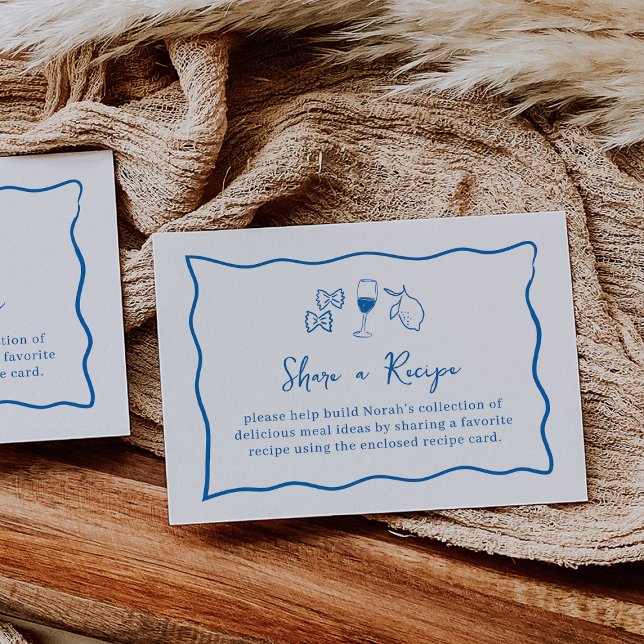 Carte D'accompagnement Demande de Fête des mariées Dolce Vita (Créateur téléchargé)