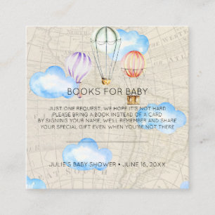 Carte D'accompagnement Demande de livre Carton d'invitation pour Baby S