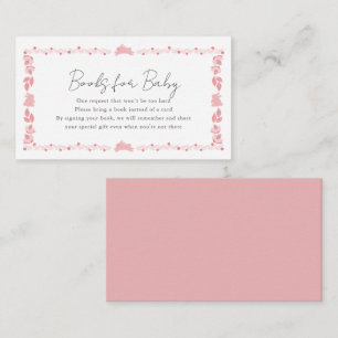 Carte D'accompagnement Demande de livre de Baby shower de lapin d'art pop