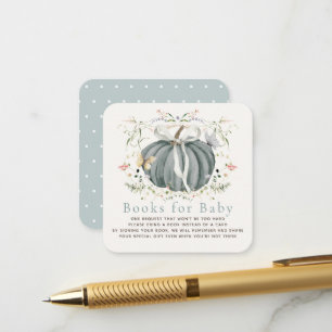 Carte D'accompagnement Demande de livre pour Baby Shower Fleur sauvage Ci