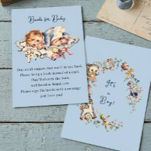 Demande de livre pour Baby Shower pour garçon vint