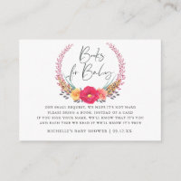 Demande de livre pour Baby Shower Safari Floral Aq