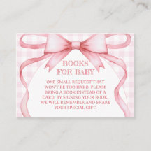 Demande de livre rose plaid bow aquarelle