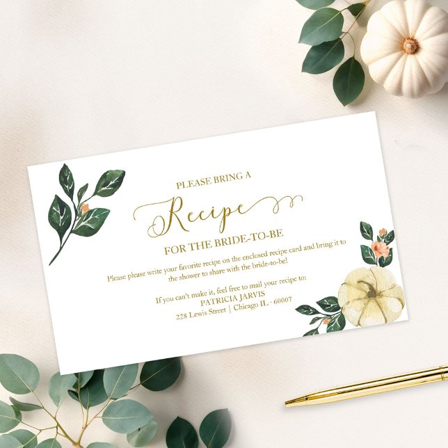 Carte D'accompagnement Demande de recette de Fête des mariées de Citrouil (Créateur téléchargé)