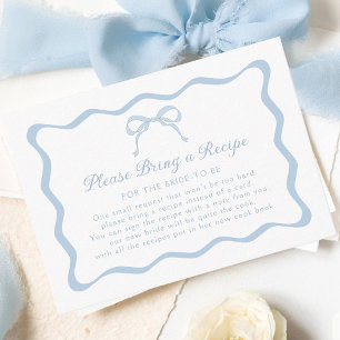 Carte D'accompagnement Demande de recette de Fête des mariées de noeud li