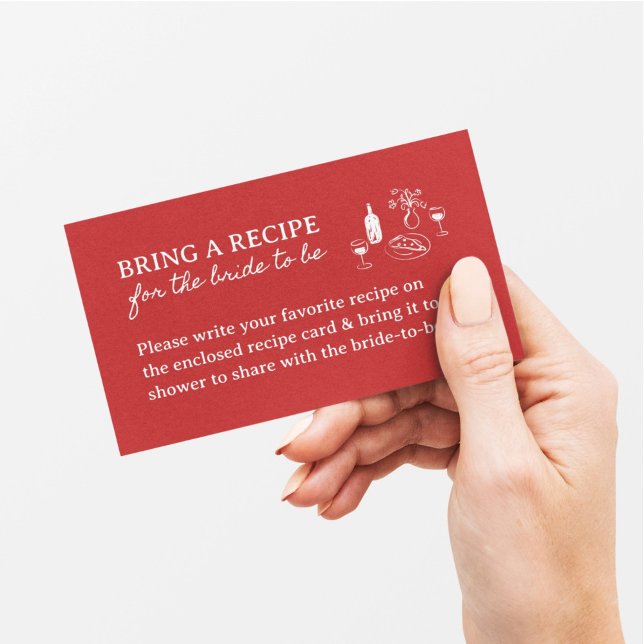 Carte D'accompagnement Demande de recette de pizza italienne That's Amore (Créateur téléchargé)