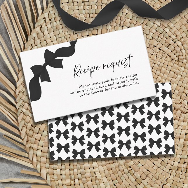 Carte D'accompagnement Demande de recette pour la fête prénuptiale de la  (Créateur téléchargé)