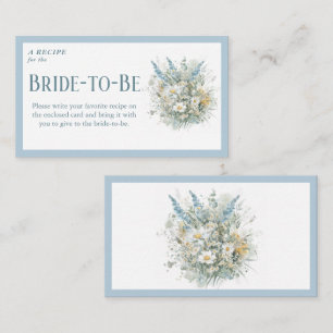 Carte D'accompagnement Demande de recette pour les marguerites rustiques