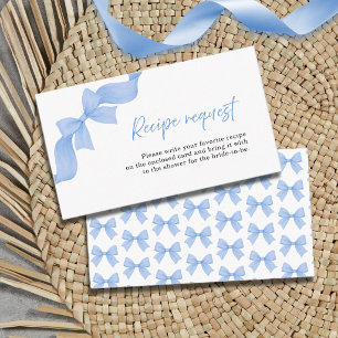 Carte D'accompagnement Demande de recette pour une fête prénuptiale avec 