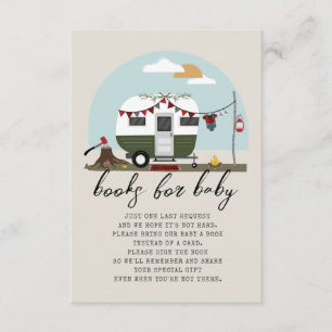 Carte D'accompagnement Demande de réservation de Baby shower de Camper Ve