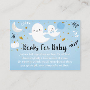 Carte D'accompagnement Demande de réservation de Baby shower Little Boo B