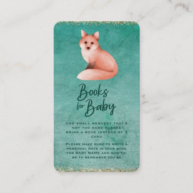 Carte D'accompagnement Demande de réservation de Baby shower Poinsettia F (Devant)