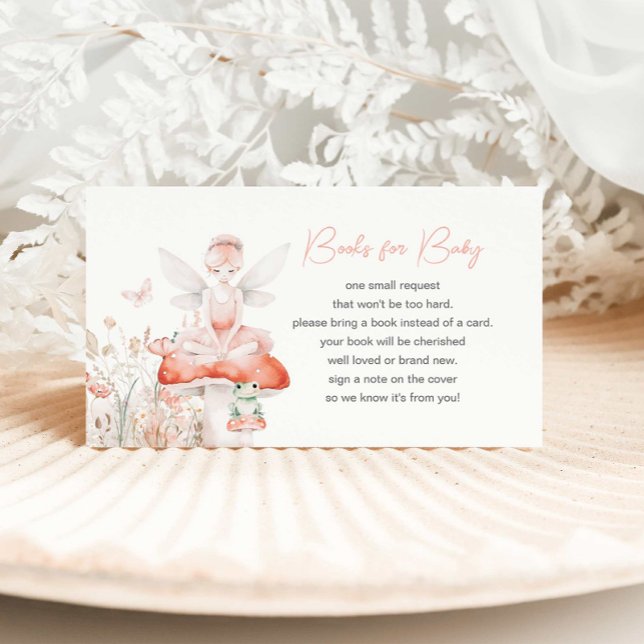 Carte D'accompagnement Demande de réservation Fairy and Fleur sauvage (Créateur téléchargé)