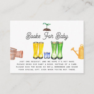 Carte D'accompagnement Demande de réservation pour Little Sprout Blue Gar