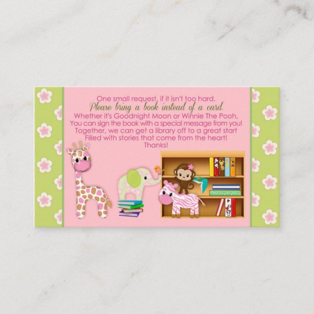 Carte D'accompagnement Demandes de réservation de Jungle Jill au lieu d'u (Devant)