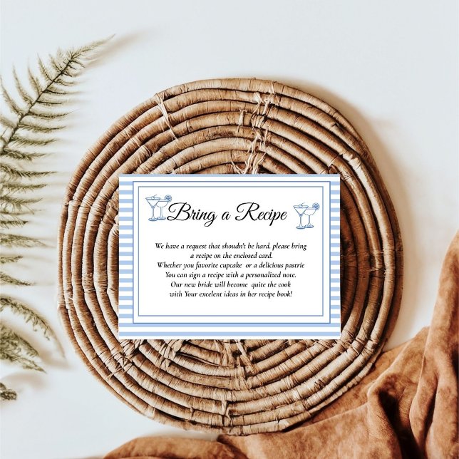 Carte D'accompagnement Dernier Toast On the coast Beach recette pour la m (Créateur téléchargé)