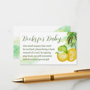 Carte D'accompagnement Des livres de dinosaures pour bébé bientôt vert à 