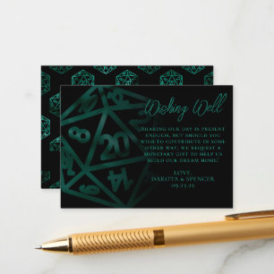 Carte D'accompagnement Dés RPG   Emerald Tabletop Gamer Wishing well