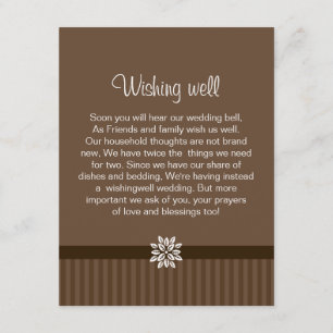 Carte D'accompagnement Design No.2 Wishing well - RASPBERRY