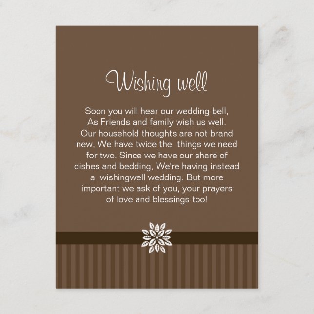 Carte D'accompagnement Design No.2 Wishing well - RASPBERRY (Devant)