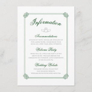 Carte D'accompagnement Destination d'aquarelle : L'information de