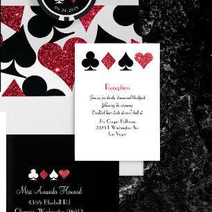 Carte D'accompagnement Destiny Las Vegas Mariage Réception Informations s