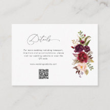 Détails de la Mariage florale de Bourgogne moderne