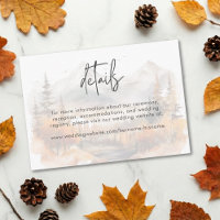 Détails de la Scène de Montagne de l'Automne Rusti