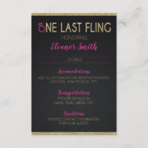 Détails de la soirée Bachelorette ou poule