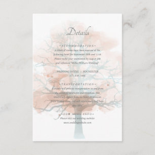 Carte D'accompagnement Détails de l'arbre de masse