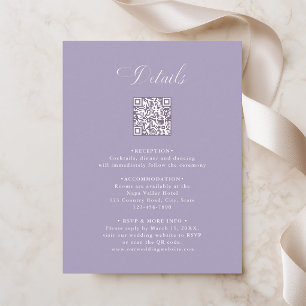 Carte D'accompagnement Détails de mariage de jardin de floraison classiqu