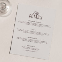 Détails de mariage Marron Espresso Old Money