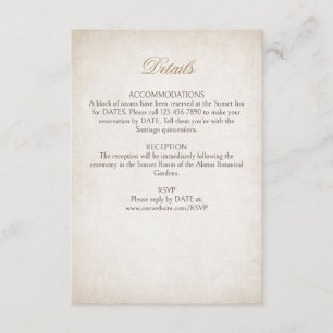 Carte D'accompagnement Détails de Quinceanera