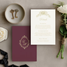 Détails Élégants de Mariage d'Ère Régence