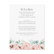 Détails pour les invités du mariage floral rose Ka