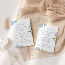 Détails simples d'hortensia bleu, petit