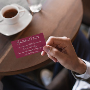 Carte D'accompagnement Détails supplémentaires