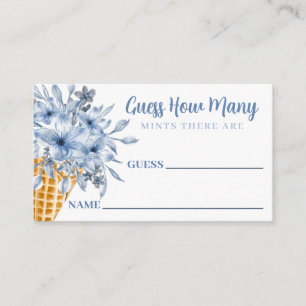 Carte D'accompagnement Devinez Combien Il Y A De Mines