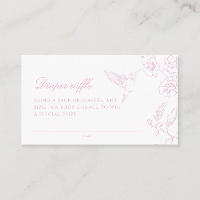 Carte D'accompagnement Dilleur de chaudière Rose douce (Devant)