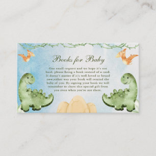 Carte D'accompagnement Dinosaur Hatching Bientôt Baby showers Livres pour