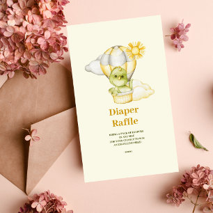 Carte D'accompagnement Dinosaur Thème Baby Diaper tombola