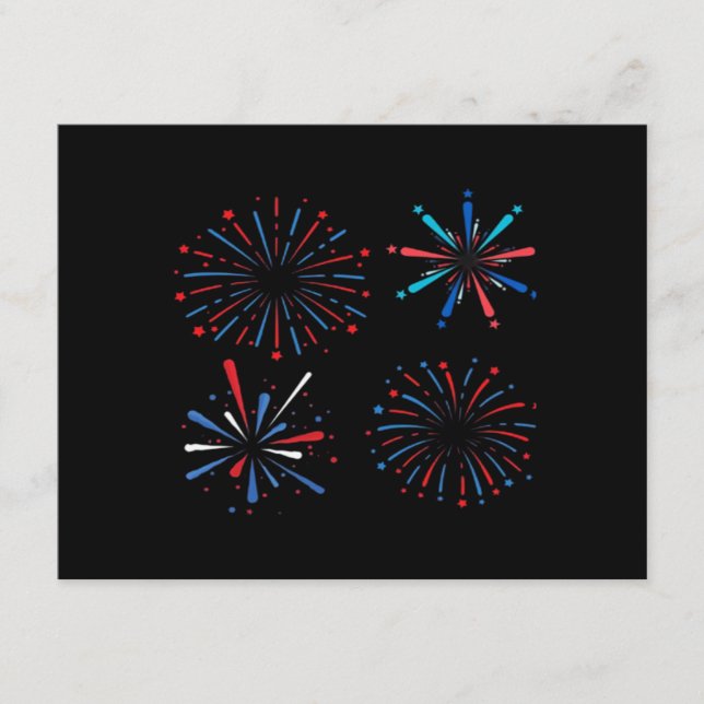 Carte D'accompagnement Directeur de feu d'artifice Classique (Devant)