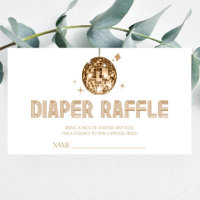 Disco Ball 'Disco Baby' Baby shower Déchets Raffle