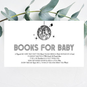 Carte D'accompagnement Disco Ball 'Disco Baby' Livres De Baby shower Pour