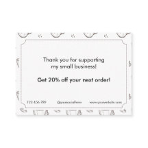 Discount and Logo Card for Small Coffee Shop