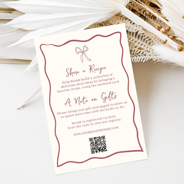 Carte D'accompagnement Dolce Vita Fête des mariées Registre & Recette (Créateur téléchargé)