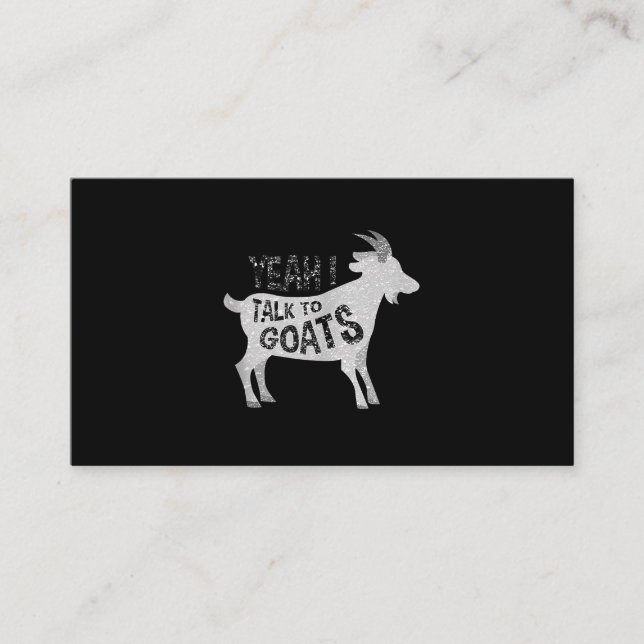 Carte D'accompagnement Dons de chèvre pour les amateurs de chèvre Drôle (Devant)