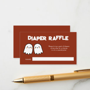 Carte D'accompagnement Double Trouble Twins Baby shower Déchets Raffle