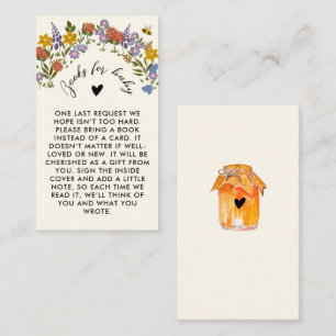 Carte D'accompagnement Douce petite chère Fleurs vintage Baby Shower