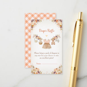 Carte D'accompagnement Douce petite citrouille Fête prénatale de bébé d'a